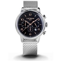 Orologio Locman Uomo 1960 Crono in Acciaio 0254A01R-00BKRG2B0 - 0254A01R-00BKRG2B0